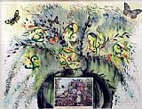 Les fleurs et fruite by Salvador Dali